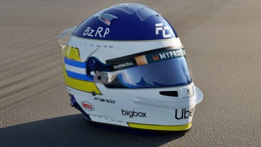 Colapinto usará un casco en homenaje a Reutemann