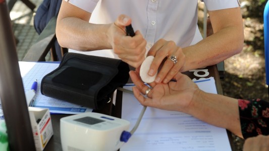 Jornada de prevención de la diabetes en la Plaza del Soldado