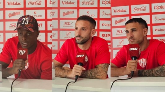 Unión presentó a sus tres nuevo refuerzos