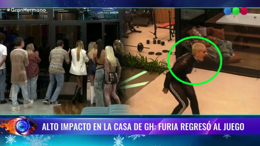 Furia volvió a la casa de Gran Hermano: mirá cómo fue la impresionante presentación