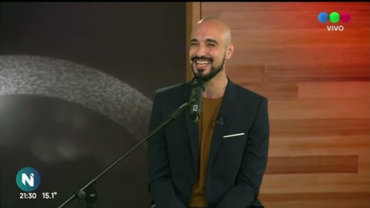 Antes de llegar a Santa Fe, Abel Pintos charló con El Noticiero de la Gente