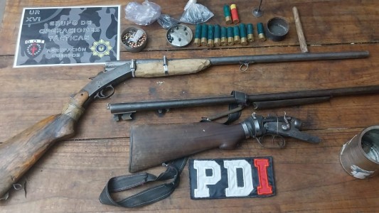 Detuvieron a un hombre por robo y secustro de armas de fuego