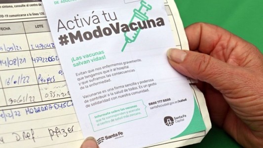 Continúa la campaña de vacunación: cronograma para la primer semana de septiembre