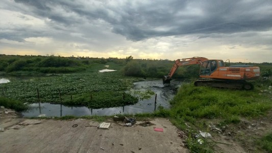 Continúan realizando tareas de limpieza ante un nuevo pronóstico de lluvia