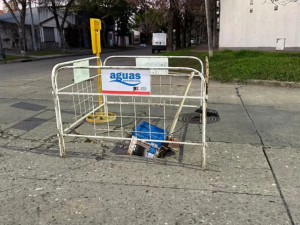 Preocupación por socavón en barrio María Selva