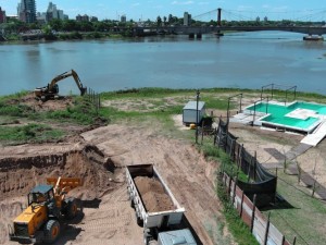 La Provincia removió una obra clandestina que afectaba el escurrimiento de la Laguna Setúbal