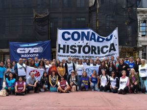 Paro y movilización: docentes universitario profundizan el plan de lucha