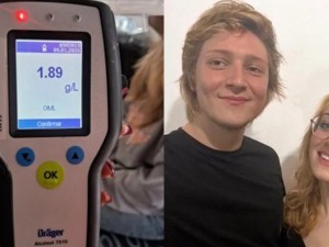 Chocó la novia de Iñaki Gutiérrez en Mar del Tuyú y dio positivo en alcoholemia