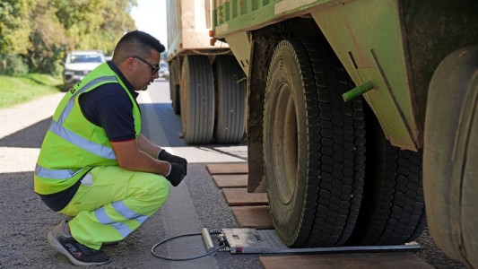 Se iniciaron los controles intensivos de carga en camiones, con sanciones más duras