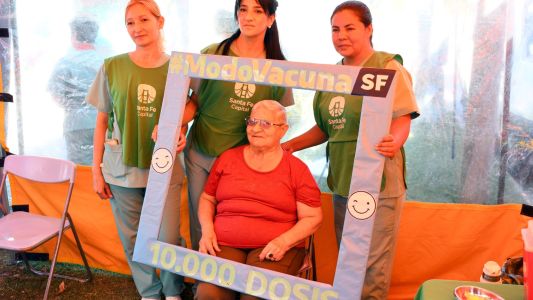 Modo Vacuna superó las 10.000 dosis aplicadas en Santa Fe