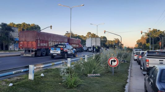Múltiple choque en la Ruta 1 provoca demoras en el ingreso a Santa Fe