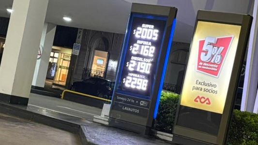 Combustibles más caros: la nafta súper superó la barrera de los 2 mil pesos