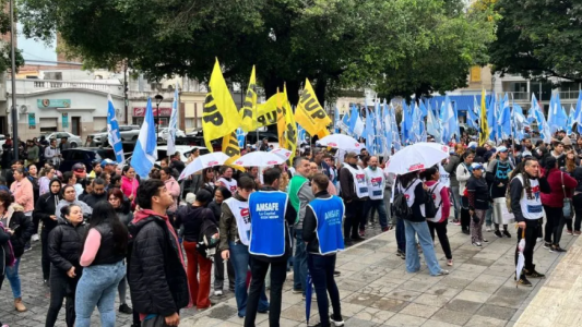 Organizaciones sociales protestaron contra el recorte del programa “Volver al Trabajo”