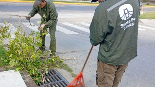 Alerta por tormentas en la ciudad: se refuerzan las tareas de prevención