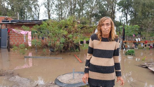 Las consecuencias de las intensas lluvias: una familia lo perdió todo
