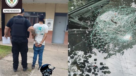 Recreo: detuvieron a un joven por violar una perimetral y dañar el auto de su padre