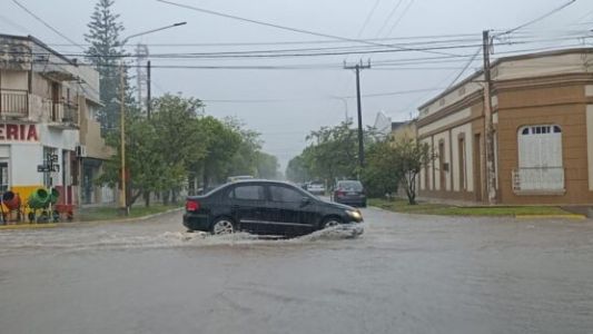 Intensas lluvias afectan a las localidades de Vera, Reconquista y Avellaneda