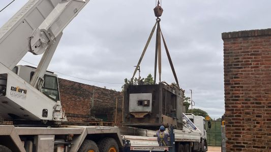Comenzó la instalación del nuevo horno crematorio del Cementerio Municipal