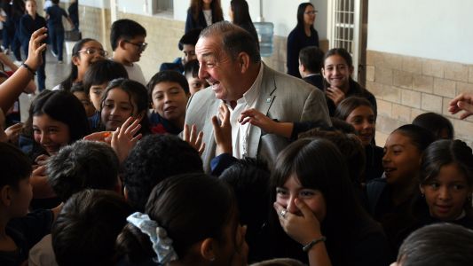 Poletti destacó el compromiso ambiental de los estudiantes que participan de EcoEscuelas