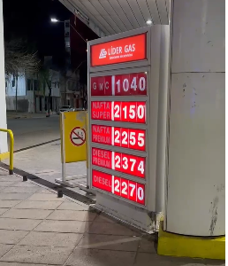 Nuevo incremento del GNC: el metro cúbico superó los $1000
