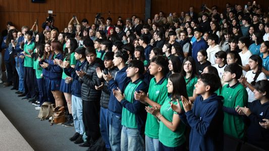 Promesa de lealtad a la Constitución: participaron más de 250 estudiantes