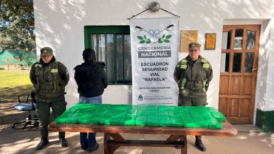 Secuestraron casi 70 kilos de droga de un colectivo en la ciudad de Ceres