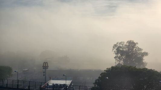 Poca visibilidad y mañana de martes fresca en Santa Fe
