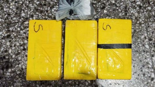 Dos detenidos con más de 3 kilos de cocaína durante un control sobre Ruta 11