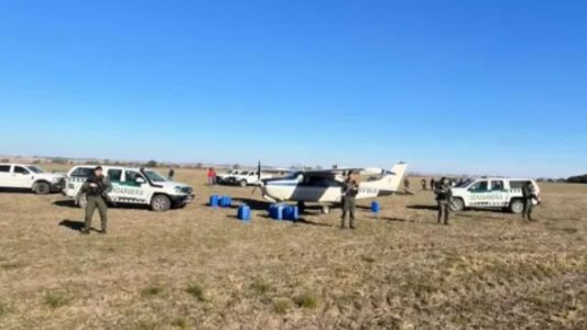 Secuestran un avión narco en Villa Eloísa tras un operativo de Gendarmería