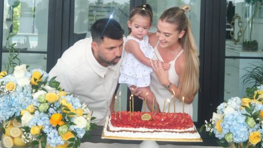 La íntima celebración del Kun Agüero: cómo fue el cumpleaños temático que le preparó Sofía Calzetti
