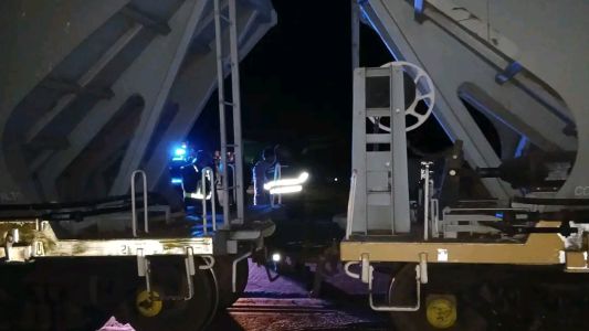 Un tren colisionó con un camión cerca de Logroño