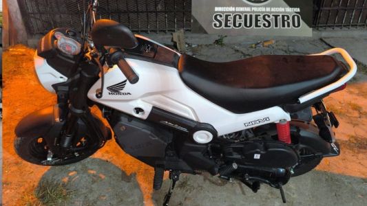 Insólita detención: robó una moto y le echó la culpa al diablo