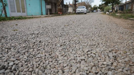 Finalizaron las tareas de estabilizado pétreo en El Tránsito