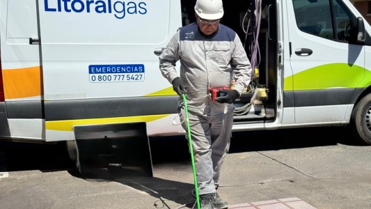 Litoral Gas realiza detección de pérdidas en zonas de Santo Tomé