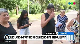 Colastiné Norte: Reclamo de vecinos por hechos de inseguridad