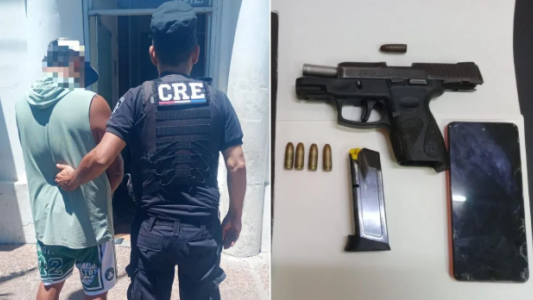 Tenía pedido de captura desde el 2024 y portaba un arma: quedó detenido en la zona norte de Santa Fe