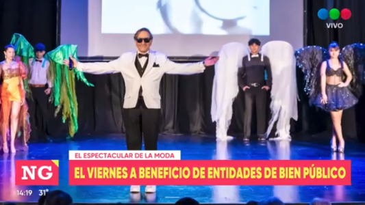 Edgardo Poldi presenta una nueva edición de "El Espectacular de la Moda" a beneficio de entidades santafesinas