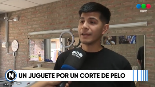 Un corte por un juguete: la campaña que busca regalar sonrisas en Santa Rosa