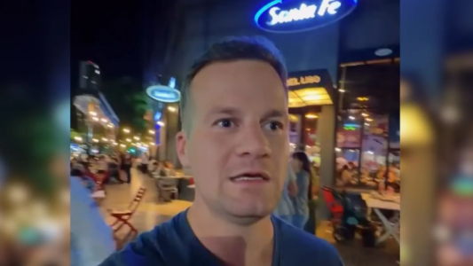 Un influencer estadounidense quedó fascinado con Santa Fe y destacó la "buena vibra"