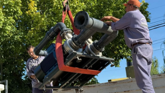 Avanza la obra para mejorar el suministro de agua potable en el suroeste de Santo Tomé