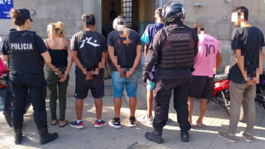 Aprehendieron a seis personas por disturbios en barrio General Alvear