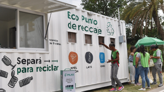Trasladaron el Eco Punto de Colastiné Norte a la Estación Municipal para mejorar el acceso
