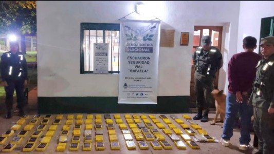 Más de cien kilos de cocaína fueron incautados de una camioneta en el departamento San Cristóbal