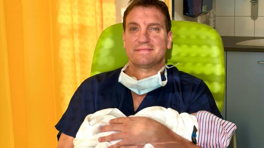 Nació Landon, el hijo de Maxi López y Daniela Christiansson