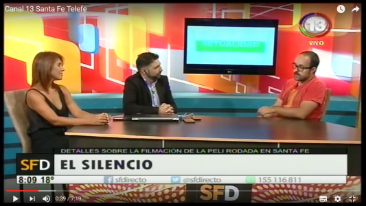 El director de la película El Silencio visitó Santa Fe Directo