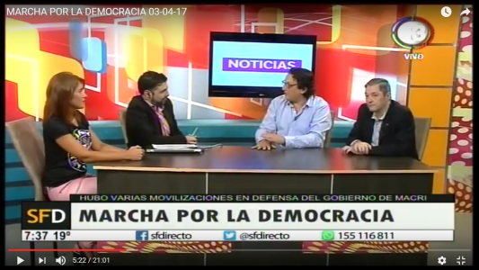 MARCHA POR LA DEMOCRACIA
