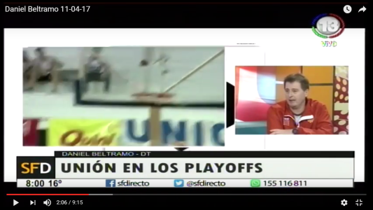 Daniel Beltramo en Santa Fe Directo