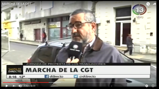 MARCHA DE TRABAJADORES A PLAZA DE MAYO