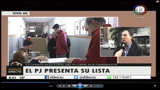 EL PJ PRESENTA SU LISTA