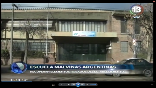 ROBO EN LA ESCUELA MALVINAS